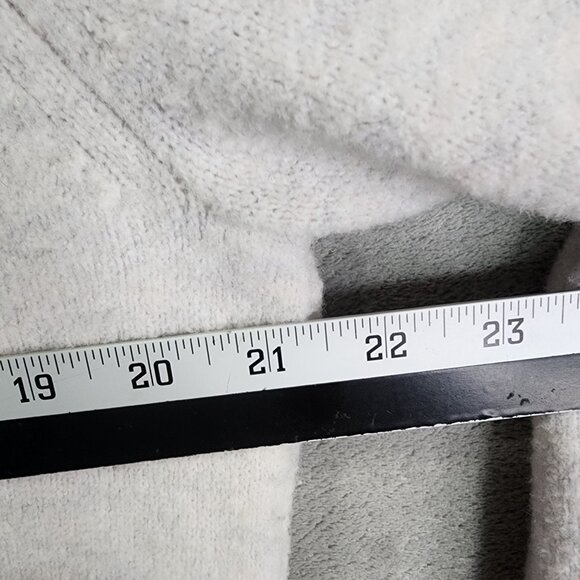 Womens Gray Banana Republic Hooded Sweater Long Sleeve Wool Blend Size L - Picture 6 of 8